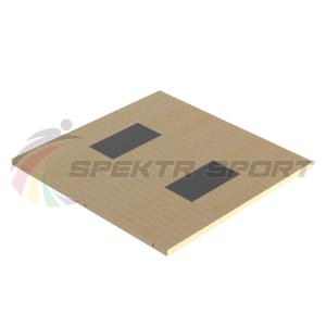 Купить Помост тяжелоатлетический 3х3х0,1м, рез. амортизаторы 1х0,5х0,04м в Дудинке 