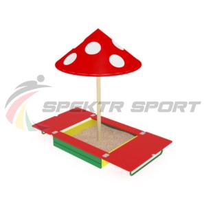 Купить Песочница с крышкой и грибком ИО 512 в Дудинке 