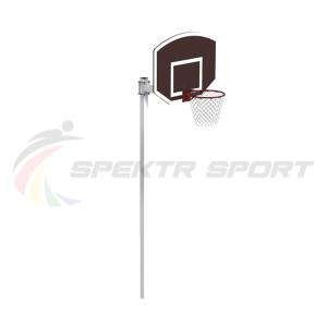 Купить Стойка стритбольная со щитом стационарная SP D 411 в Дудинке 
